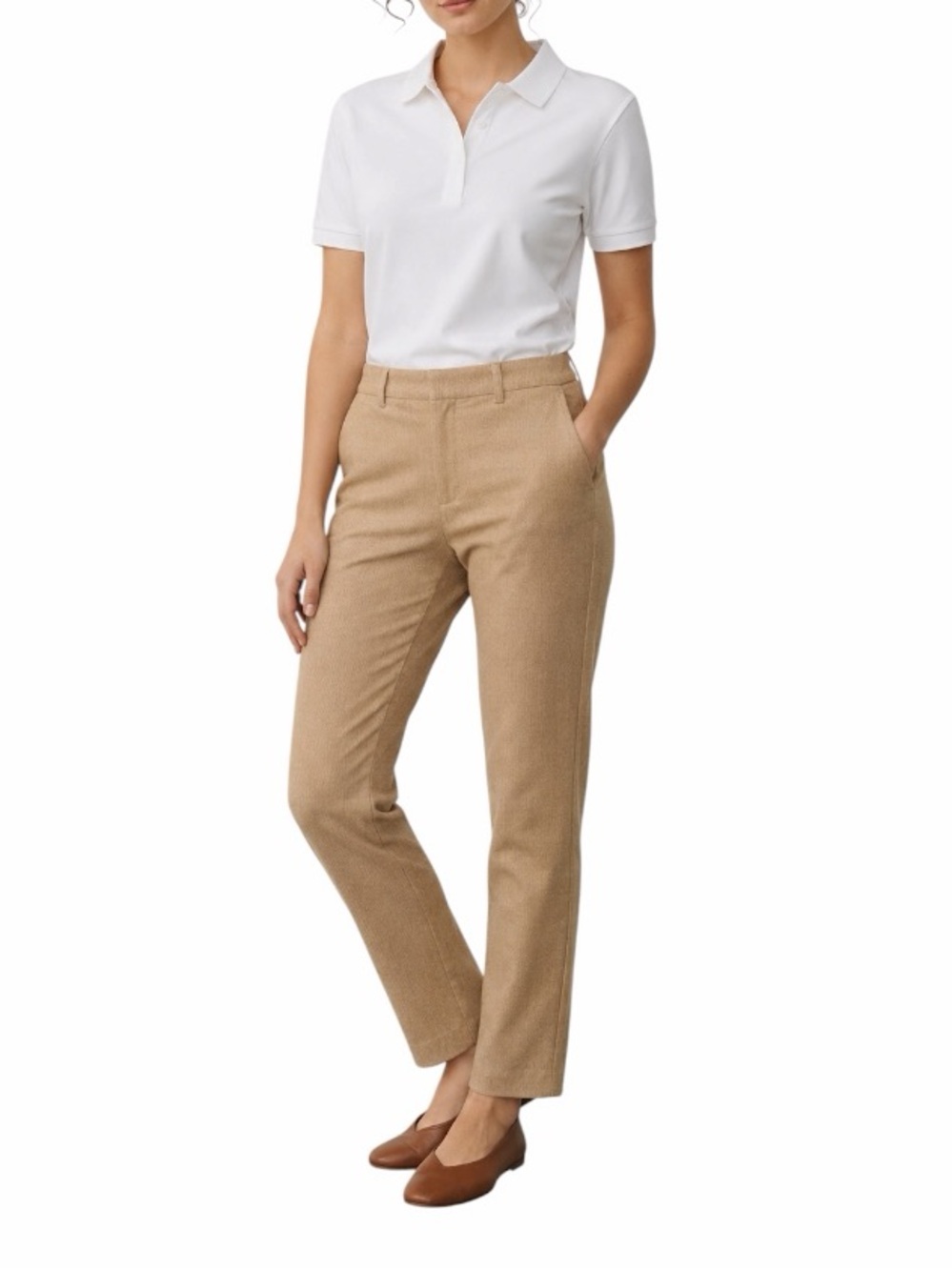 Cynthia Rowley Mustard Yellow Pinstripe Slim Ankle Trousers Pants Size 8